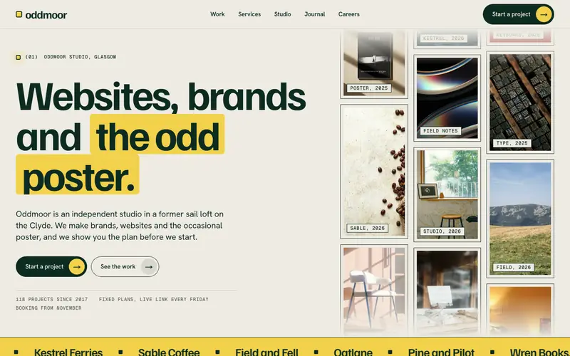 Agencyboard template, home page