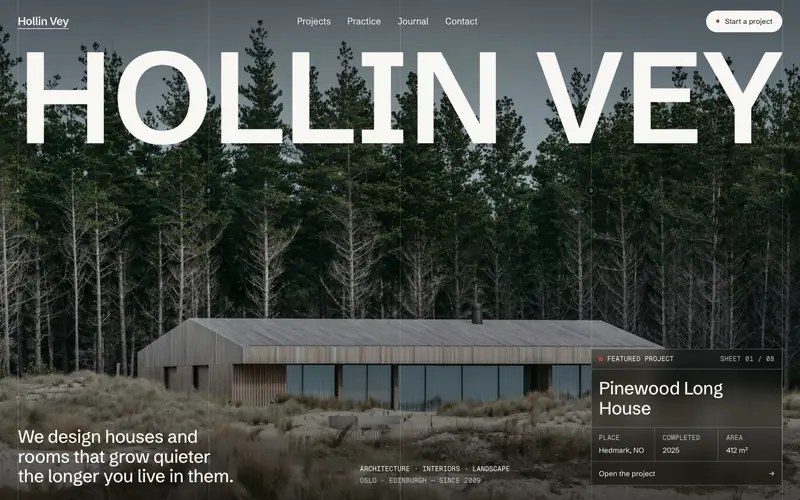 Archslab template, home page