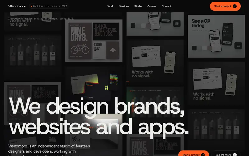 Casemere template, home page