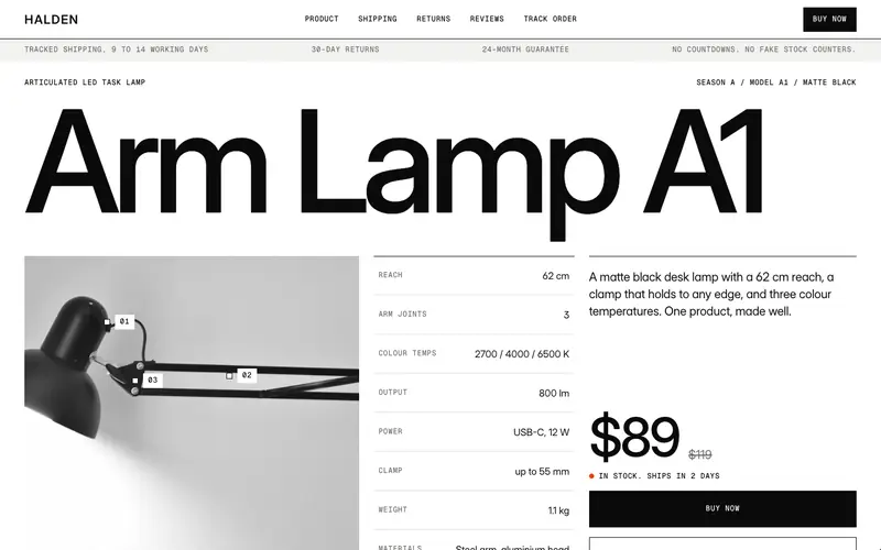 Dropfront template, home page