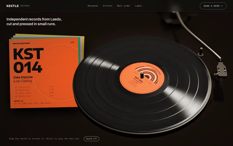 Lathra template, home page