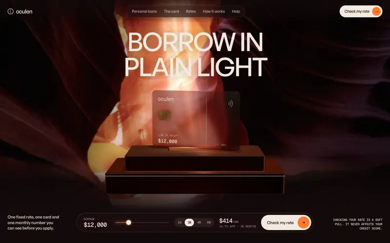 Lendroom template, home page