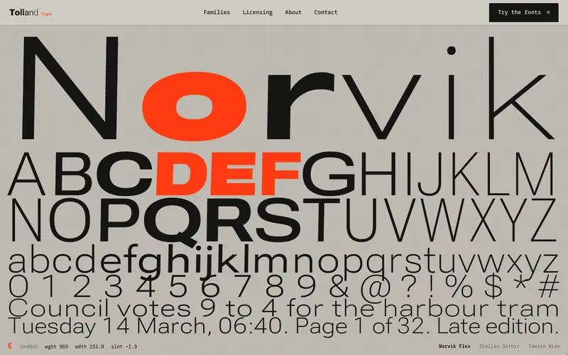 Ligatra template, home page