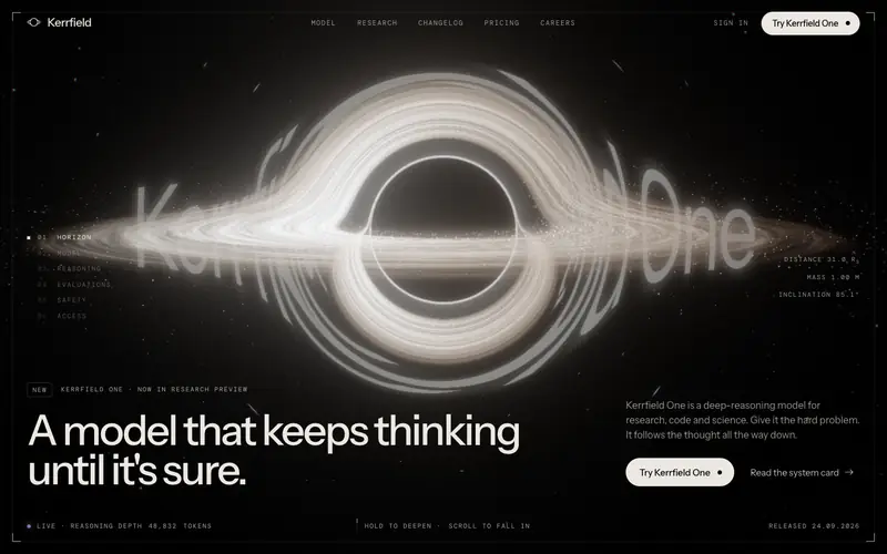 Modelhorizon template, home page