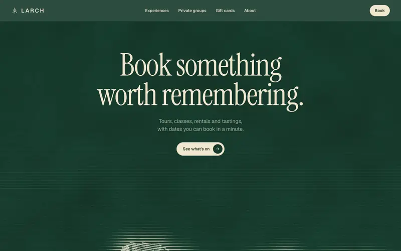 Outingly template, home page