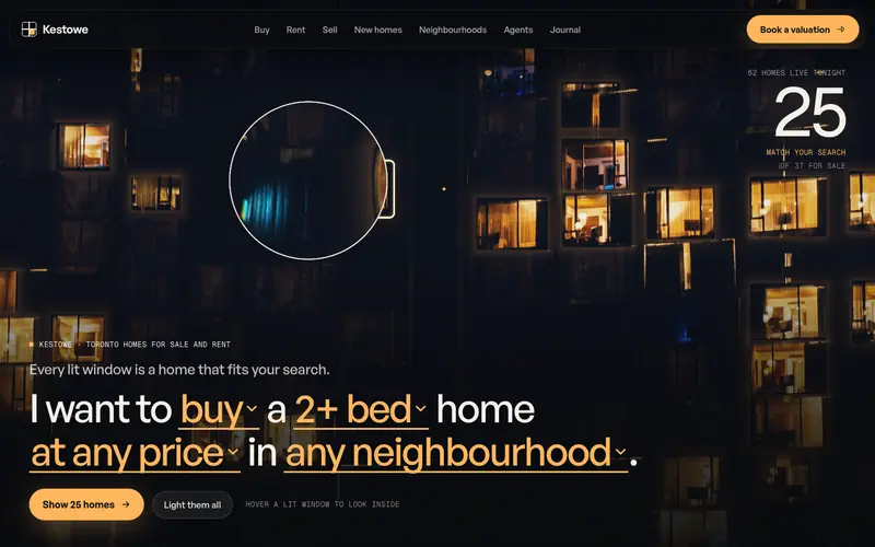 Realtyfront template, home page