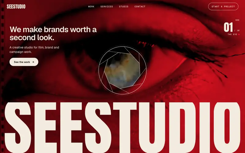 SEESTUDIO template, home page