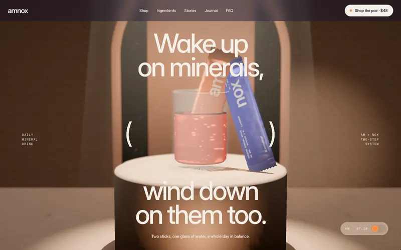 Vitalfoil template, home page