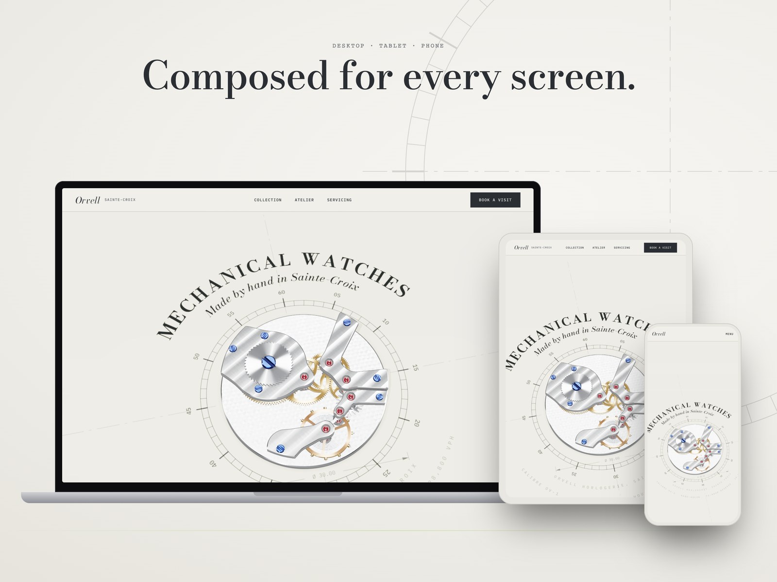 Arbrel template, view 2