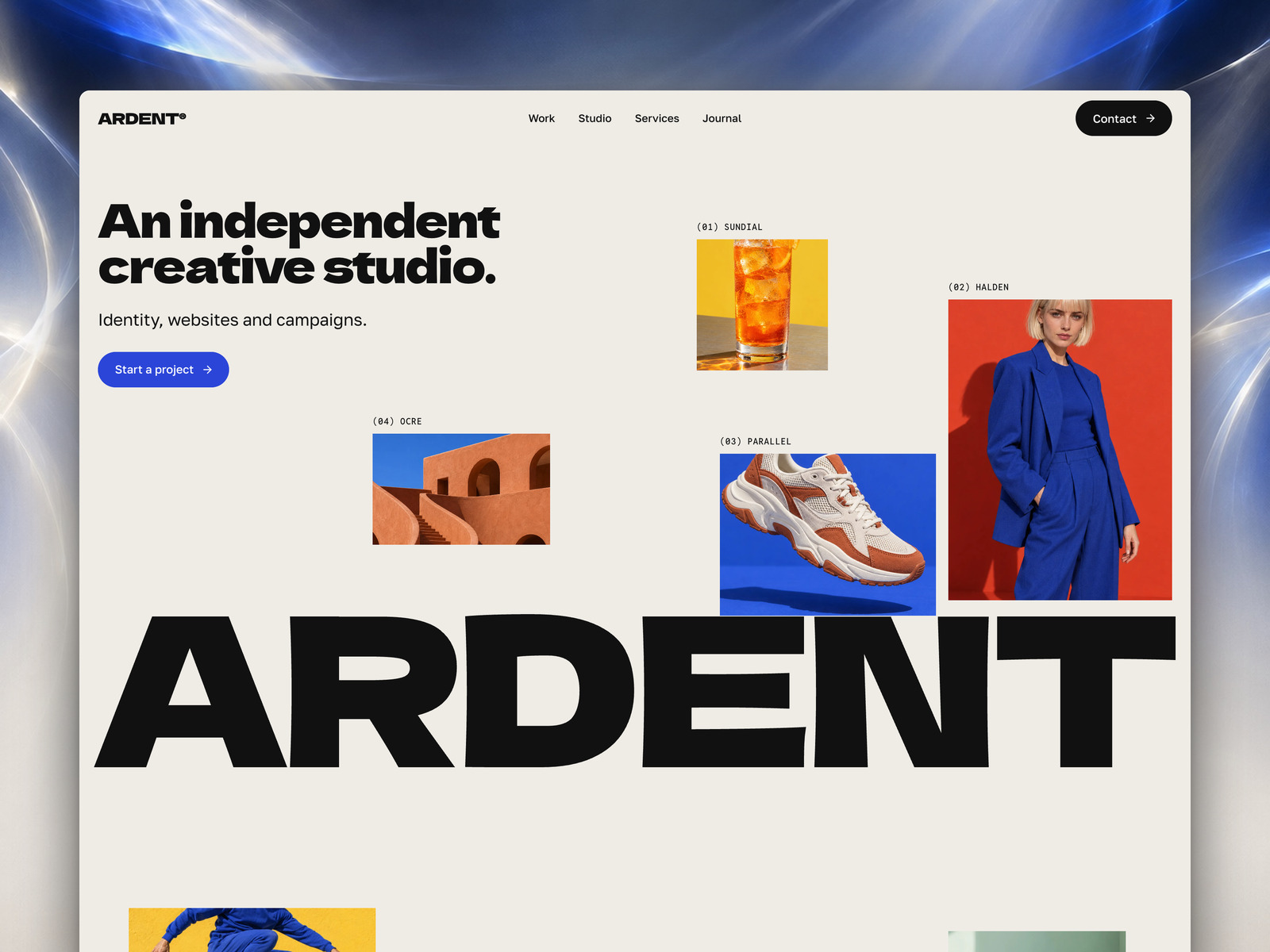 Ardent Framer template