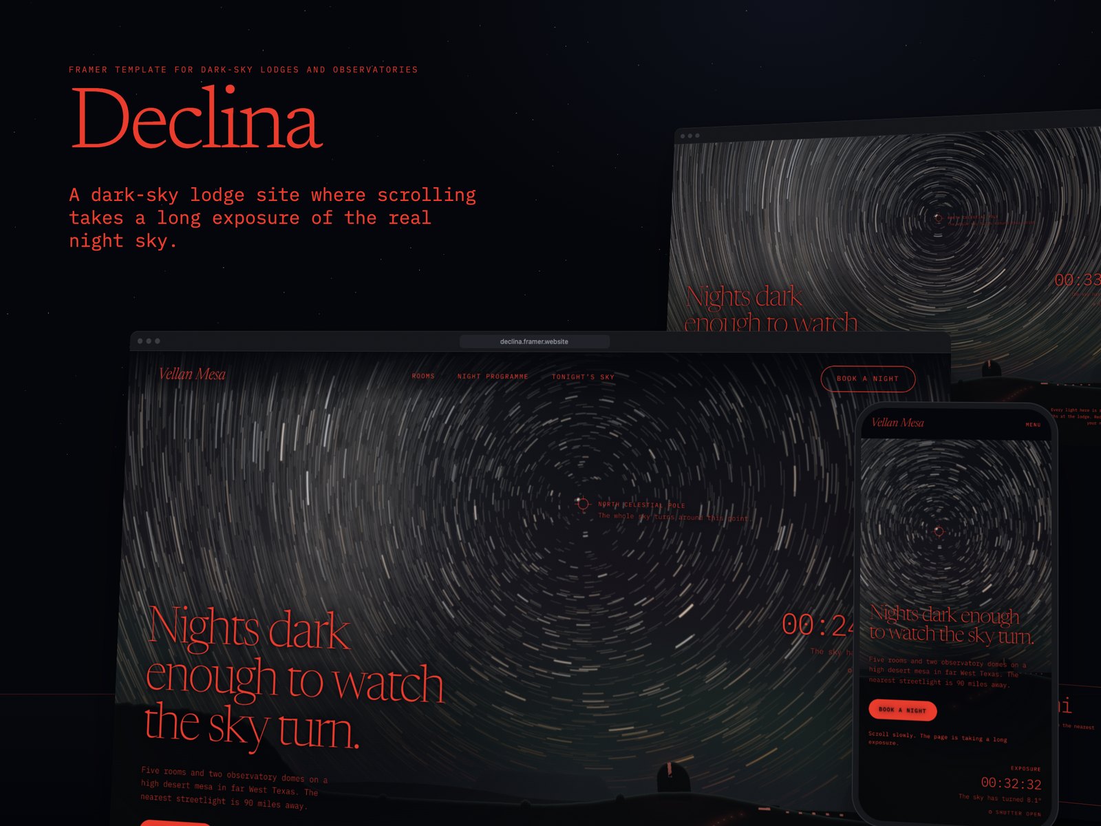 Declina template, view 1