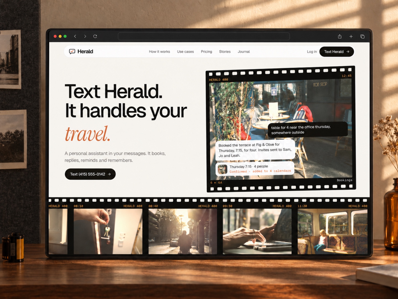 Errandtext Framer template
