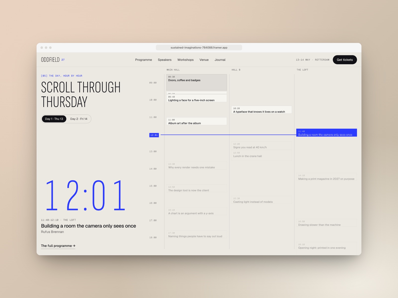 Keynotery template, view 2