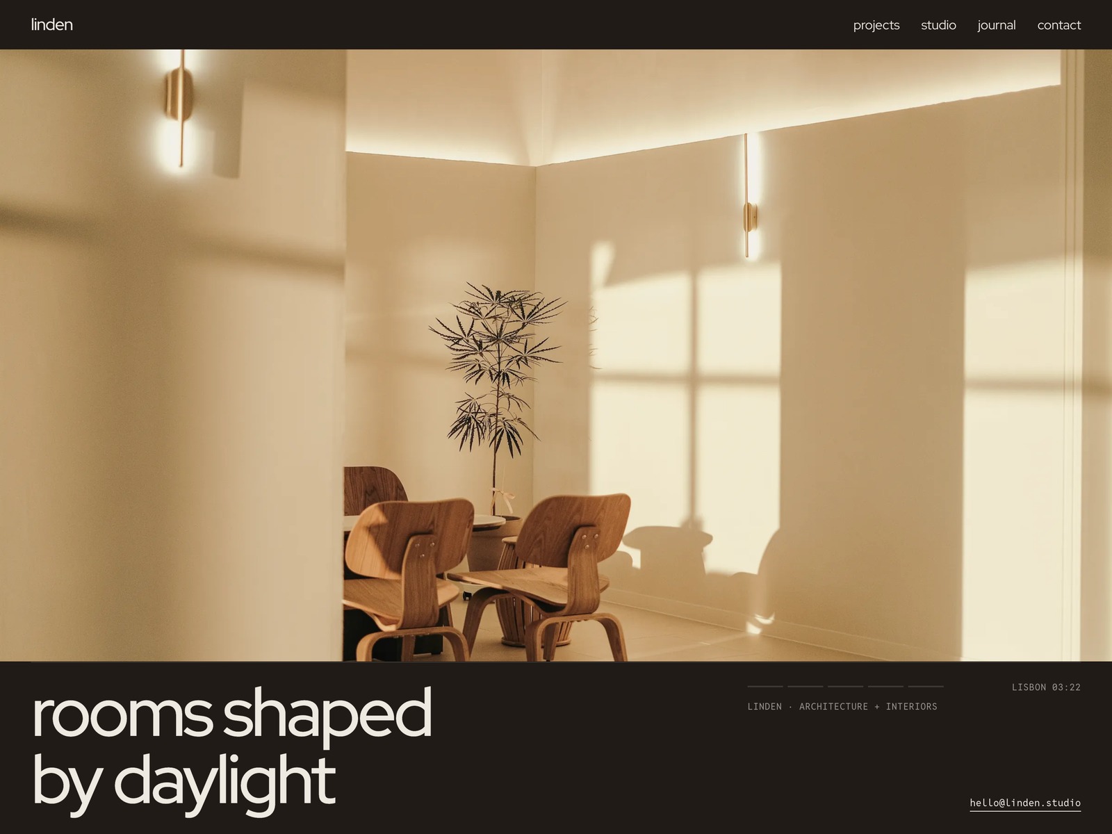 Linden Framer template