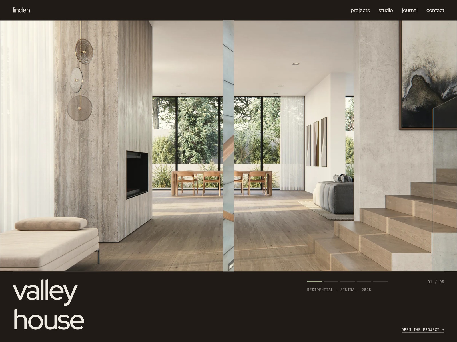 Linden template, view 2