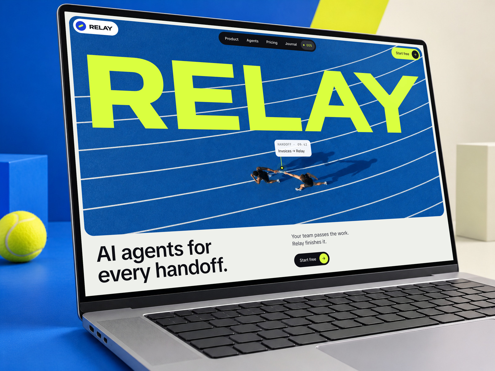 Relay template, view 2