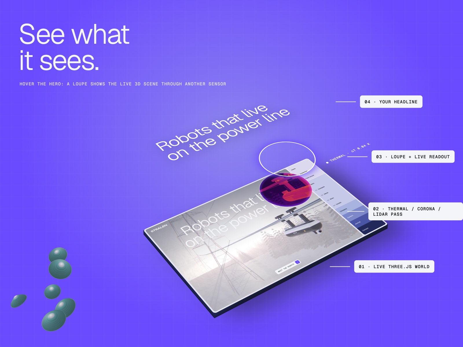 Robotfield template, view 2