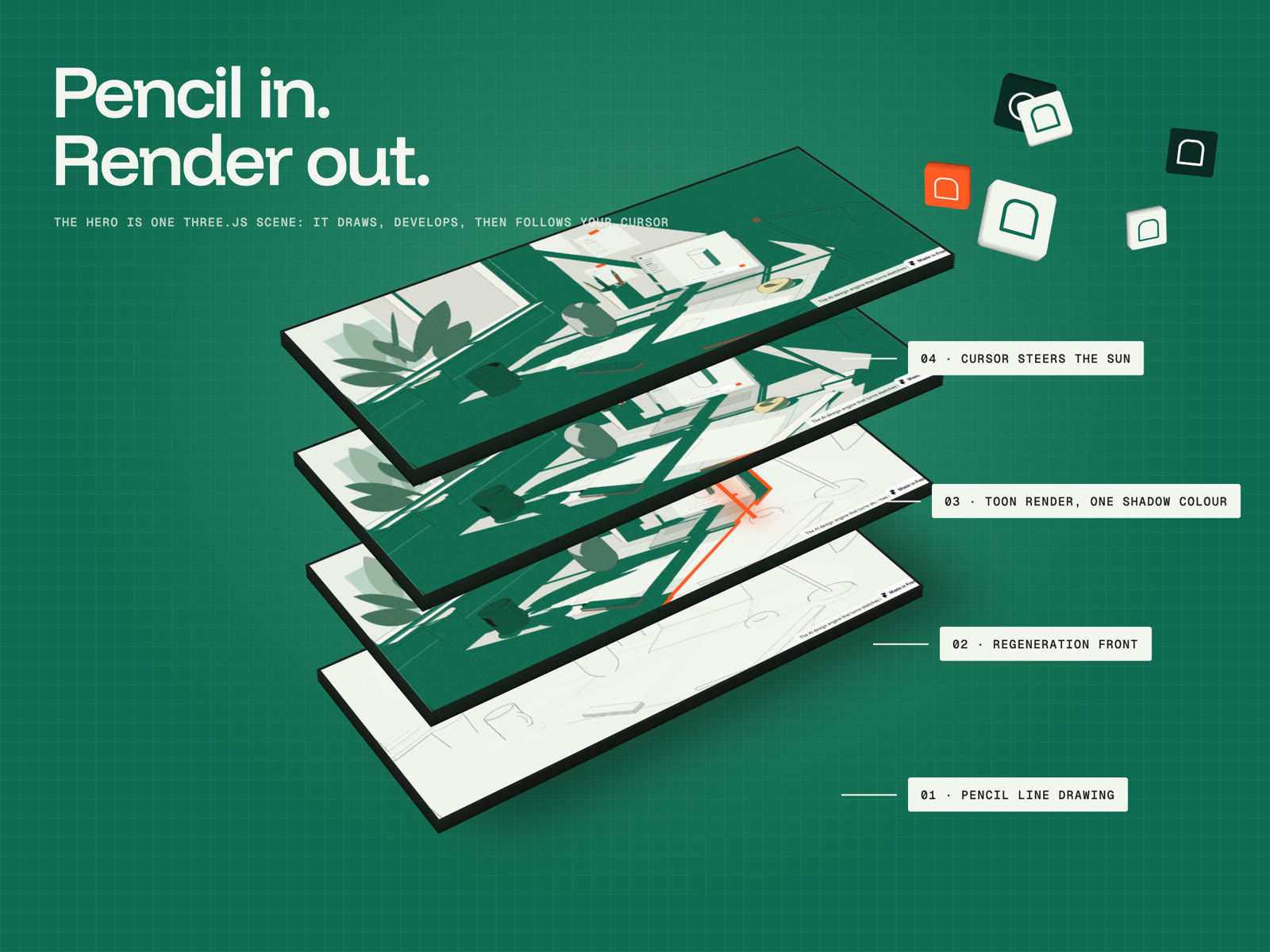 Sketchlaunch template, view 2