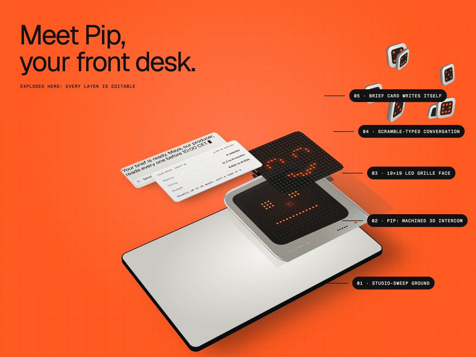 Studiolobby template, view 2
